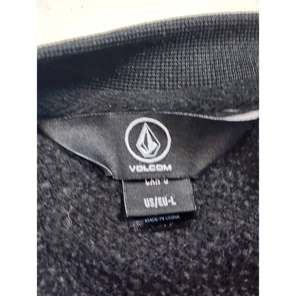 Volcom Skull Sweatshirt Mens Large Zip Pockets Quilted Panels Streetwear Graphic - Picture 11 of 12